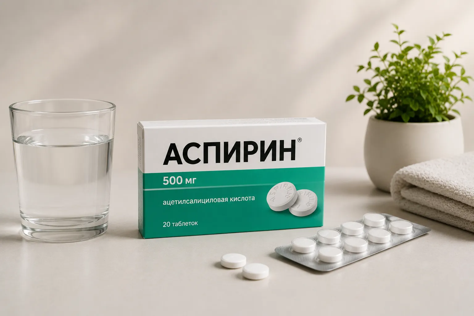 Аспирин при похмелье